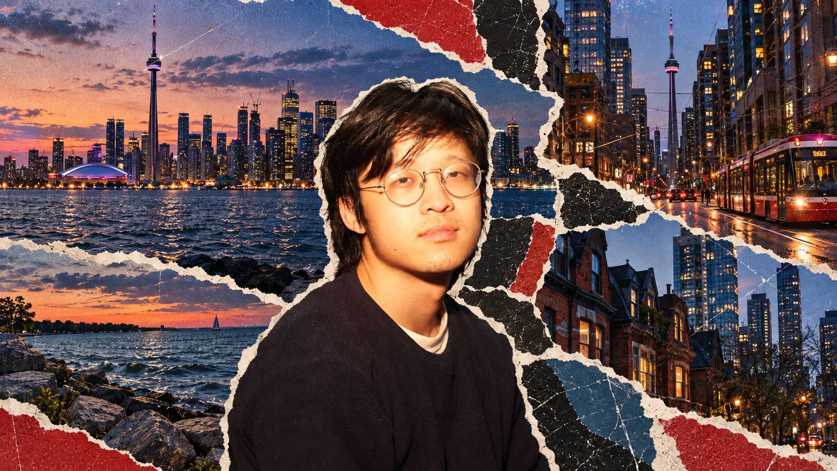 Monsune in a Toronto collage
